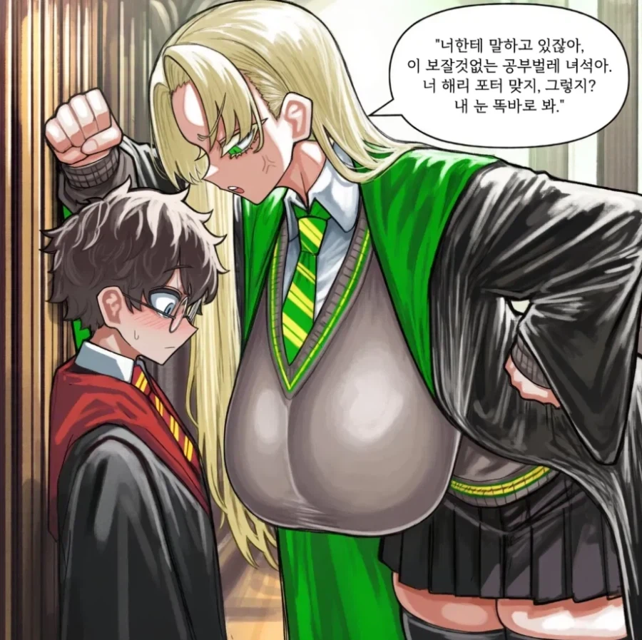해리)말포이 TS 빈유? 미유? 거유? 장유? 숏컷? 롱헤어? 드릴헤어?