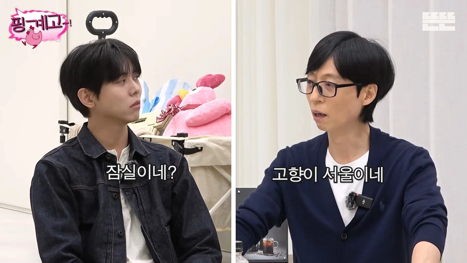 핑계고 고향 논쟁 : 태어난 곳 vs 자란 곳