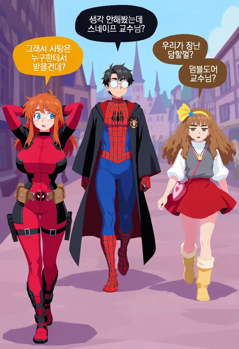 해리포터)"해리! 호그와트는 할로윈 코스프레 같은거 안해!".ts