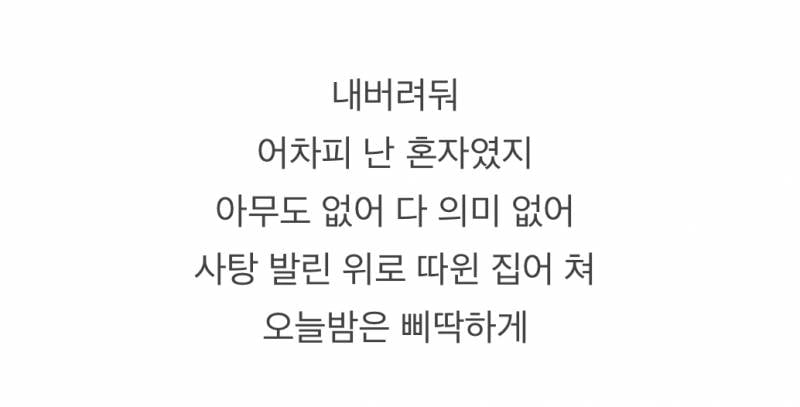 의외의 100프로 한글 가사 케이팝곡