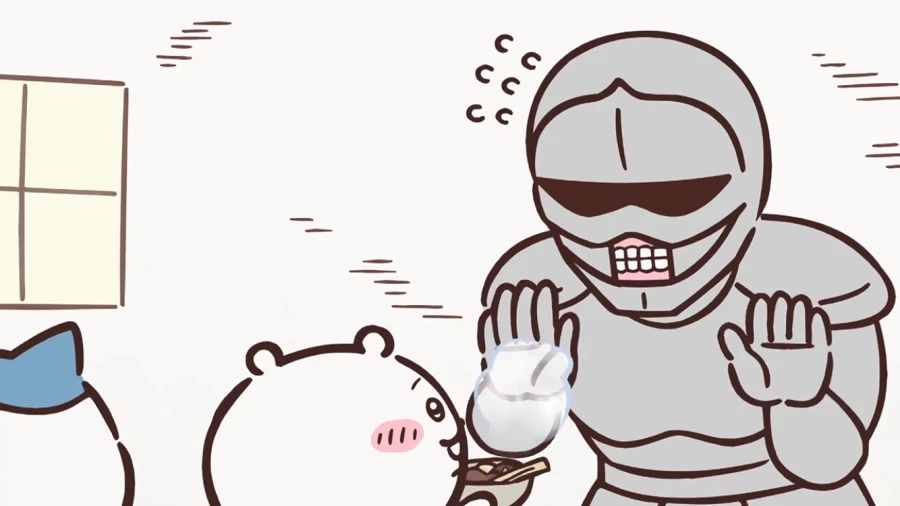 먼작귀)포셰트 갑옷씨가 혼난 이유