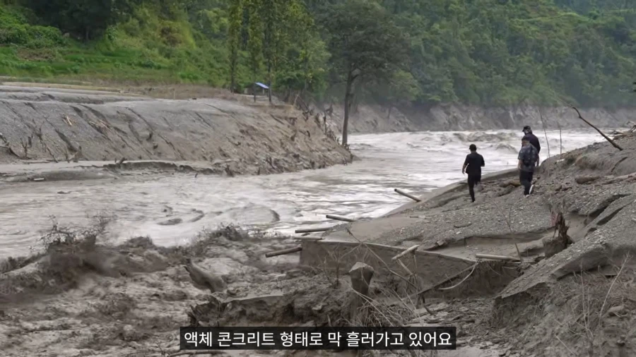 오지유튜버가 찍은 네팔 수해지역 근황