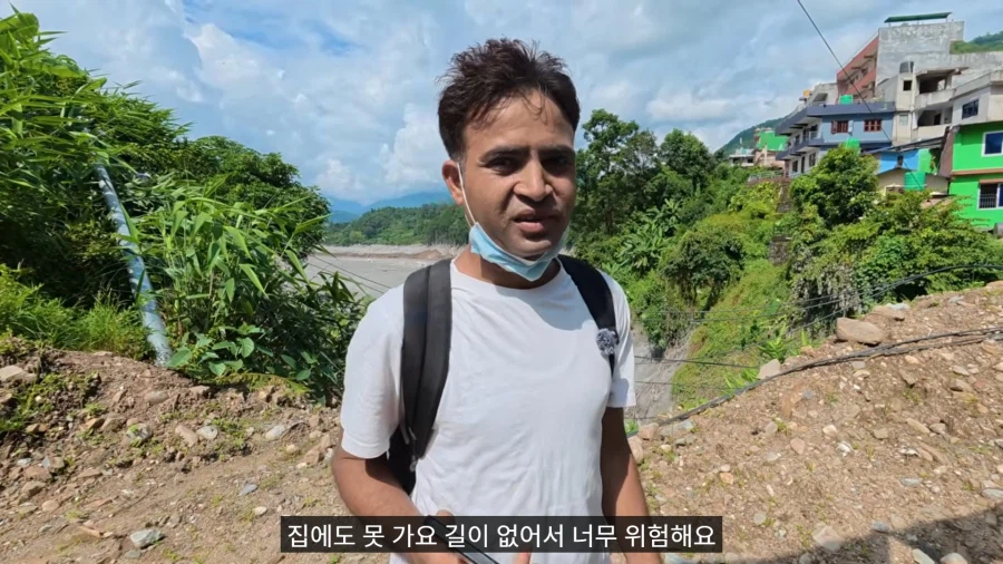 오지유튜버가 찍은 네팔 수해지역 근황