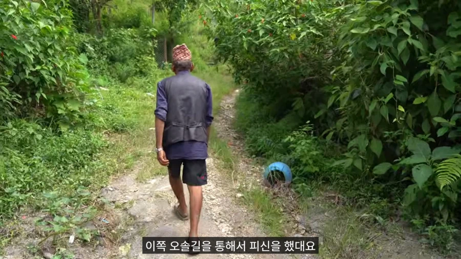 오지유튜버가 찍은 네팔 수해지역 근황