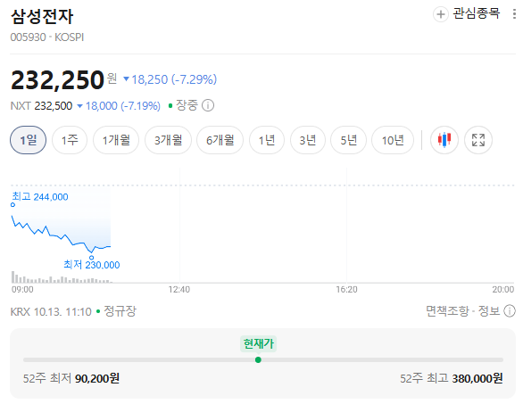 오늘 급락한 주요 국내 주식 근황......jpg
