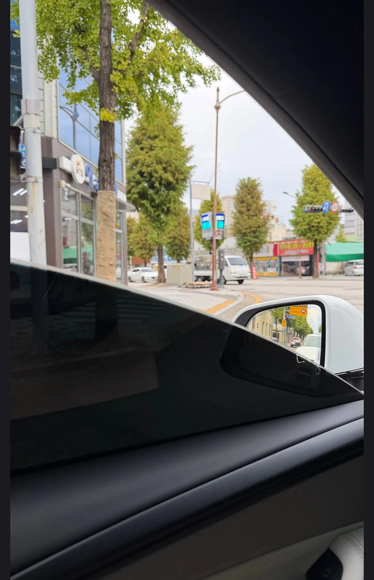 썬팅이 너무 어둡다는 테슬라 카페 회원