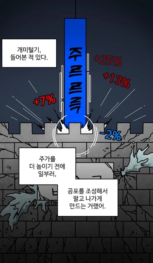 주식 초보가 주식에 도전해 보았다.manhwa