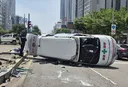 [속보] 사설구급차 요양원 이송 중 신호위반하다 사고로 환자 사망