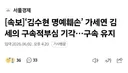 김수현 명예훼손’ 가세연 김세의 구속적부심 기각…구속 유지