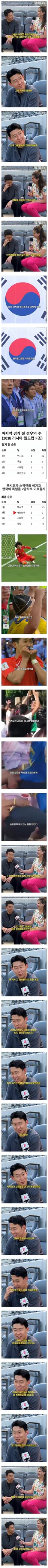 손흥민이 멕시코 여기자를 당황시킨 이유