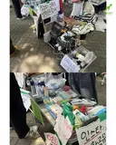 잠실 선거 시위대 전기 배급소 근황