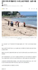 강원서 파도에 휩쓸려간 고교생, 숨진 채 발견