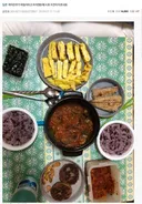 호불호 갈리는 여친표 아침 밥상.jpg