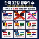 32강 경우의 수 빙고판