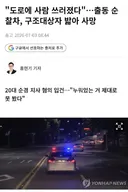 출동 순찰차 구조 대상자 밟아 사망.gisa