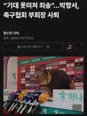 박항서 축구협회 부회장 사퇴