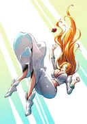 블리치) 오리히메 그렸습니다.