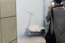 수원역 승강장에서 발생한 화재