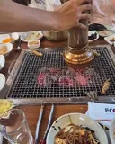 숯불 통 꼼장어를 처음 본 일본 처자들.mp4