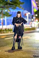일본 하라주쿠 스트릿 패션.