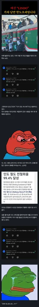 음해하는 한국인들에게 화가 많이 난 인도인