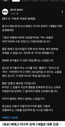 황희두) 결국 또 까방권 학습한 일베들