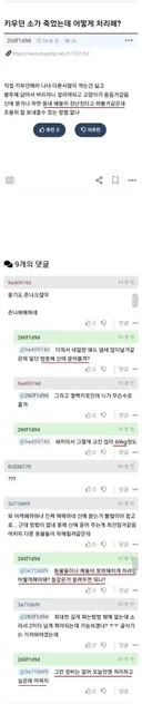 키우던 소가 죽었는데 어떻게 처리해?