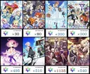 페그오)일그오 1주년~9주년 기념 때 뿌린 돌 양 비교