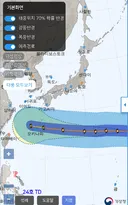 현시점 태풍 vs 열돔의 딜레마