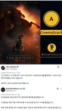 오디세이 전세계 흥행 9억 달러 돌파