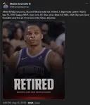 (NBA) 러셀 웨스트브룩 은퇴