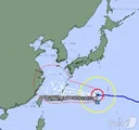 태풍 '돌핀' 韓 영향 가능성…日 기상청 예보반경 제주 남서까지 확대