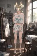 마비m)유게에 보이는 프롬프트로 돌려본 ai짤