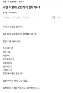 블라 한달 460만원 쓴다는 공무원