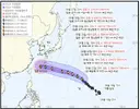 제18호 태풍 사우델 예상 이동경로.JPG