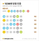저번주 로또 5개 된게 자랑