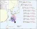 24호 태풍 크로반 예상경로