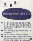 어느 동물 병원의 약봉지