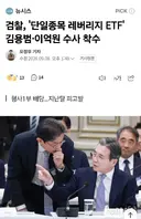 검찰, '단일종목 레버리지 ETF' 김용범·이억원 수사 착수