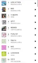 멜론차트 탑 20