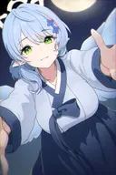 블루아카)미네 한복 이뻥