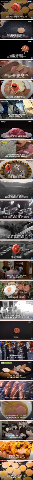 옛날 분홍 소세지의 정체