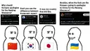 멍청한 우크라이나 때문에 어이없어 하는 한중일 ㅋㅋㅋ