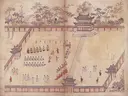 AI그림) 임진왜란 이전 경복궁 그림인 '궁중계회도'를 실사화 해봄
