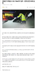 경찰관 차 매달고 시속 74㎞까지 질주…만취 운전 50대 실형